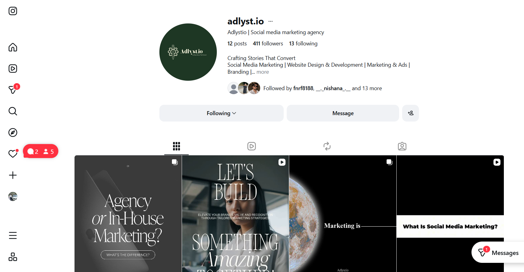 Instagram (Adlystio)